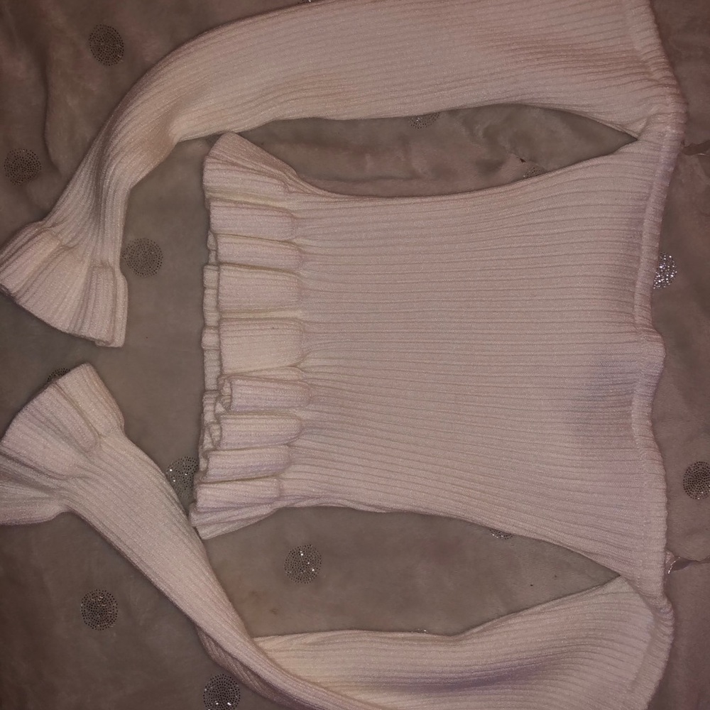 Off the shoulder sweater